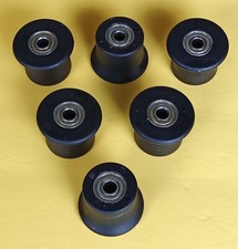 6 ROLLING SEAT TROLLY WHEELS