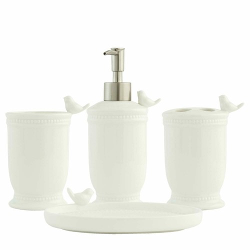 Set pezzi accessori bagno - 4,
