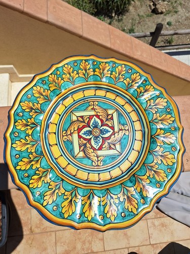 Piatto ceramica siciliana - piatto,