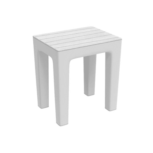 Sgabello woody bianco