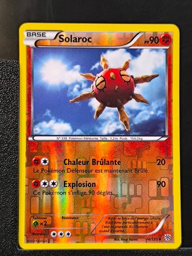 Scheda pokémon solaroc - pokémon, 74/135