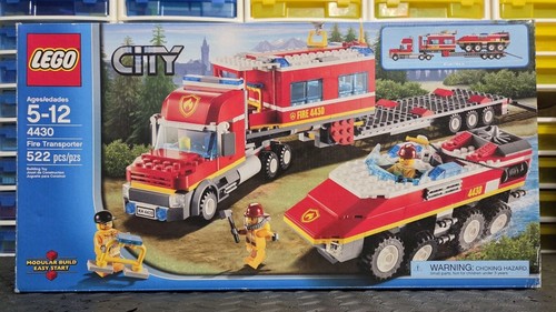 Lego city fire transporter - lego,