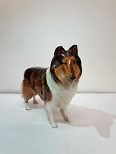 Cane in ceramica razza Collie pastore scozzese della Royal Daulton Bone China