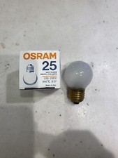 LAMPADINA PER FORNO 300° E27 OSRAM 25W SMERIGLIATA