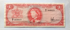 $1. Trinidad and Tabago. ELIZABETH II...  1964.