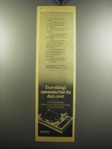Pubblicità giradischi philips - giradischi,