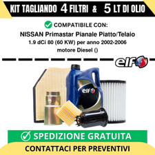 Tagliando per NISSAN Primastar