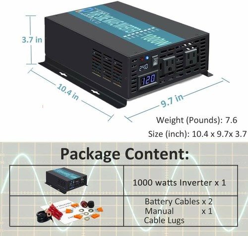 Inverter potenza onda - inverter,