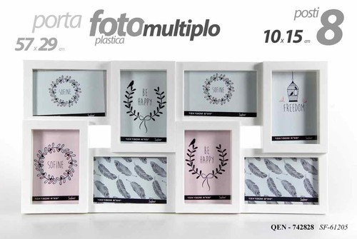 Portafoto multiplo parete - portafoto,