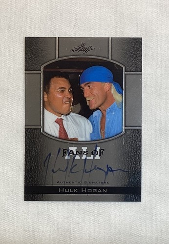 Hulk hogan 2011 leaf metal - hulk,