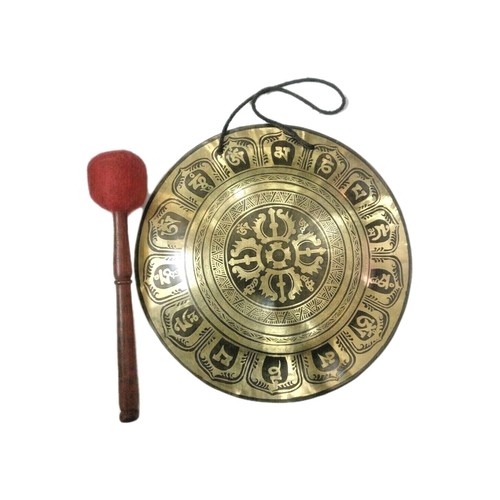 Gong fatto mano cm - 30, mantra