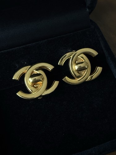 Orecchini chanel placcati - chanel, oro