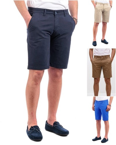 Bermuda uomo cotone slim - uomo,