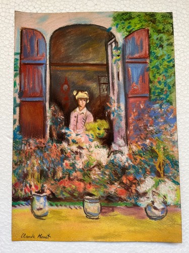 Claude monet disegno dipinto - monet,