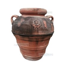 Orcio Anfora vaso h cm 100 vecchio terracotta toscana originale arredo giardino