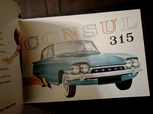 Brochure ford consul 315 - brochure, in