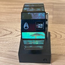 Nixon Rotolog Green SF Collection rara luce LED HTF funzionante - batteria nuova - 17,5 cm