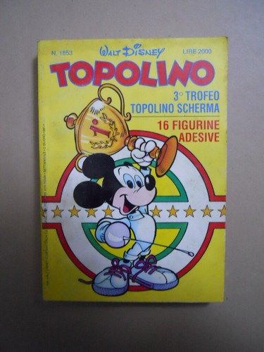 Topolino 1853 con figurine - topolino, n°1853
