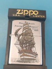 Accendino Antivento Zippo Amerigo Vespucci USA Lighter Con Garanzia Vintage.