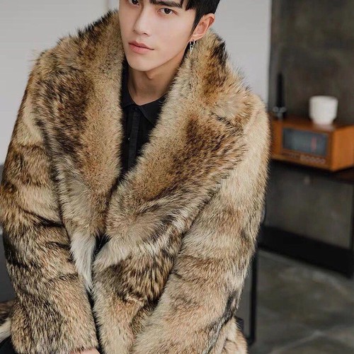 Cappotto pelliccia visone - , uomo
