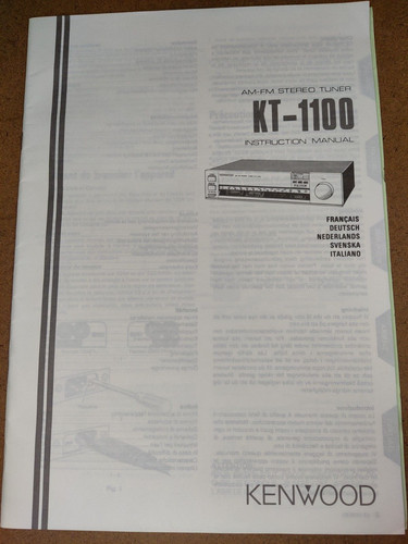 Kenwood 1100 sintonizzatore - kenwood,