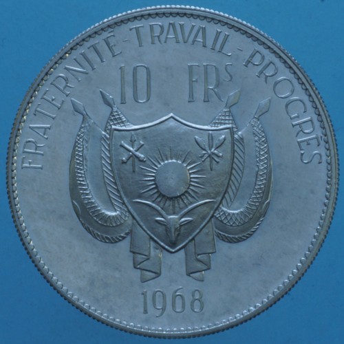 Niger franchi 1968 argento - franchi,