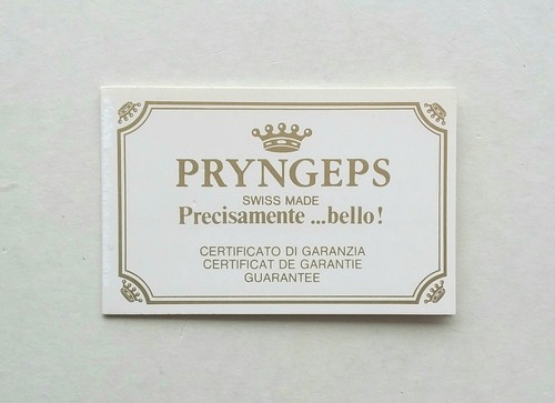 Pryngeps garanzia guarantee - pryngeps,