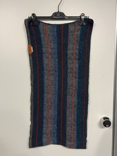 Missoni Sciarpa vintage 40x161 Made in Italy, blu e rosso