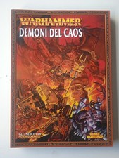 warhammer fantasy  Italiano Libro Degli Eserciti Demoni Del Caos 2008