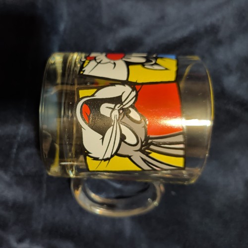 Tazza vetro vintage 1994
