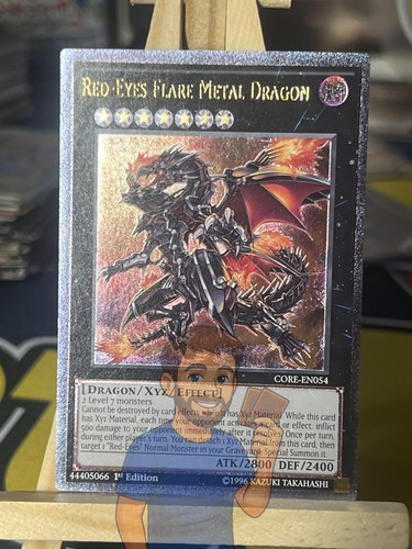 Red eyes flare metal - metal, dragon