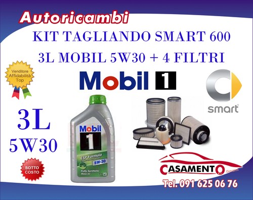 Kit tagliando mobil 5w30 - tagliando, +