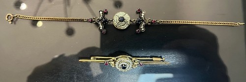 Spilla bracciale oro - spilla, antico