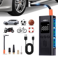 Compressore Aria Portatile Auto 6000mAh 150PSI Mini Compressore Portatile per