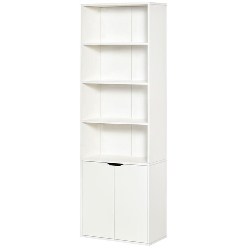 Homcom libreria legno 4 - libreria, in