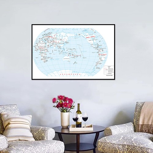 Poster mappa mondo - poster, versione