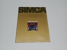 SIMCA 1000 1301 1501  BROCHURE