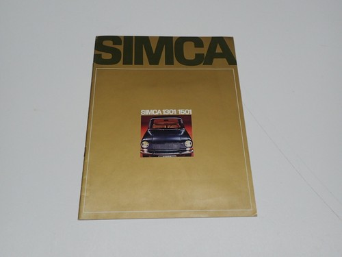 Simca 1000 1301 1501 - 1301, brochure