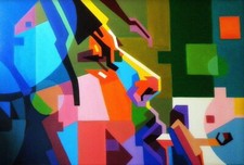 BOB MARLEY - Olio su tela -