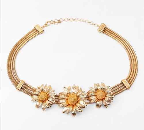 Zara golden flower - zara,