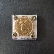 100 LIRE ORO "ARATRICE" -
