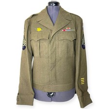 Giacca vintage US Army seconda guerra mondiale taglia 38 L antiaereo anni 40 1944