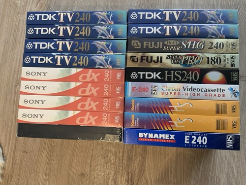 Nuove cartucce vuote vhs - vhs, /