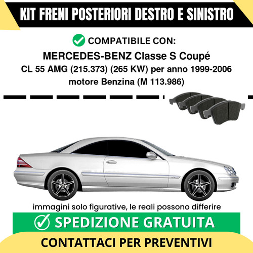 Pastiglie freno posteriori - pastiglie,