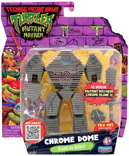 Modellino mutant mayhem chrome - mutant,