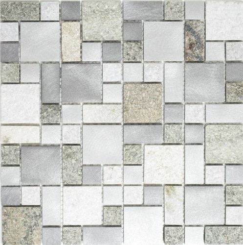 Mosaico tegola alluminio - mosaico,