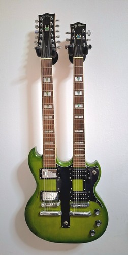 Chitarra elettrica doppio - chitarra,