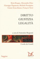Diritto giustizia legalità - giustizia,,