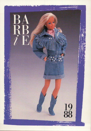 Barbie fashion card - card, da
