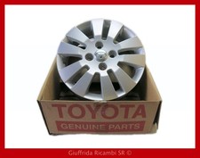 Cerchio in Lega 14 Ruota Argento Toyota Aygo 2005-2014 Ricambi Auto Originali